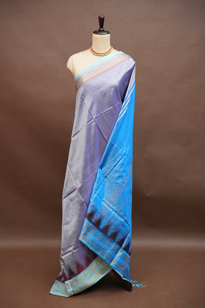 Vegan Silk Saree – Lavender