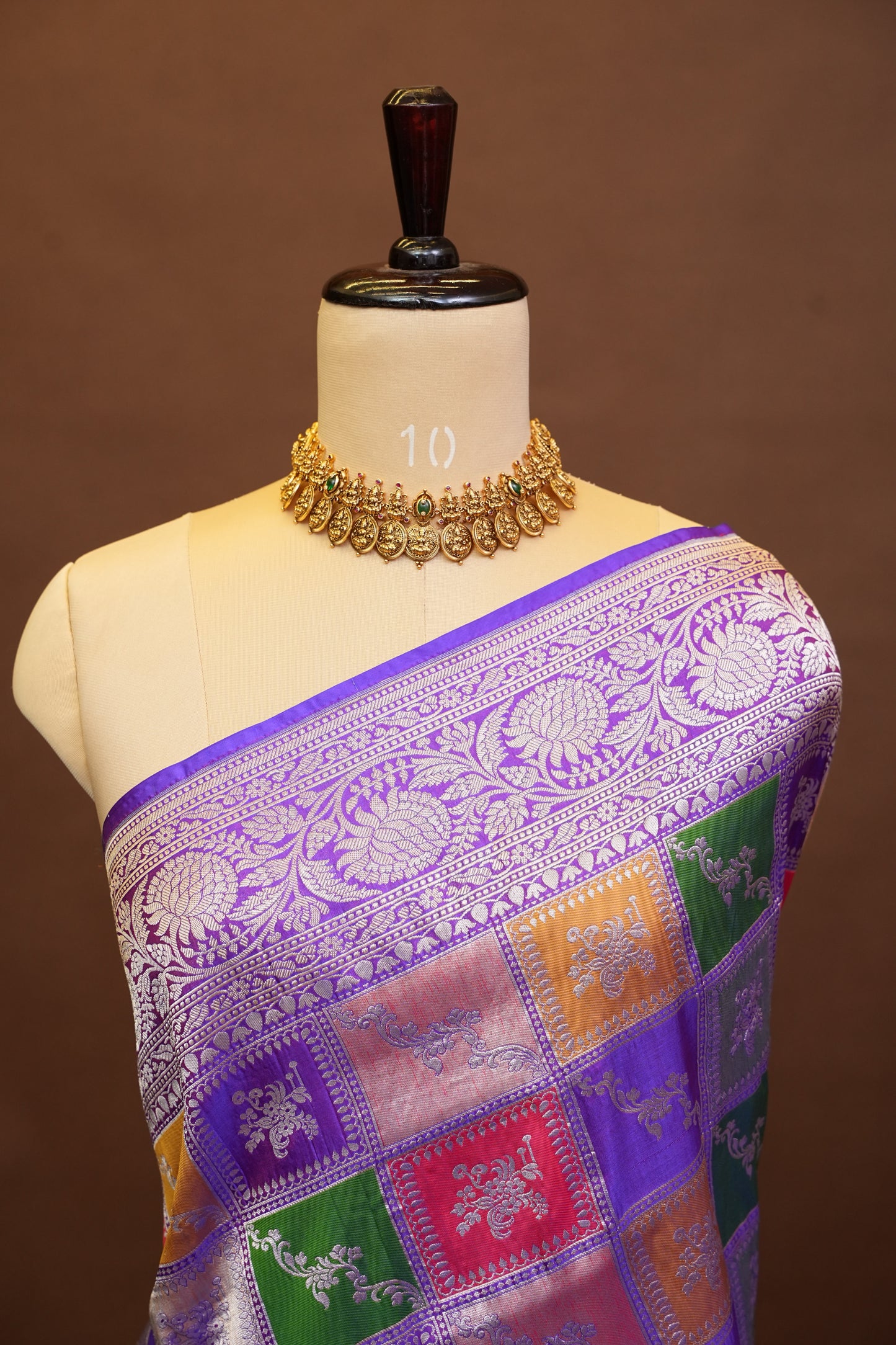 Rangkat Pure Silk Katan Banaras Sarees-Purple|Silk Mark Certified