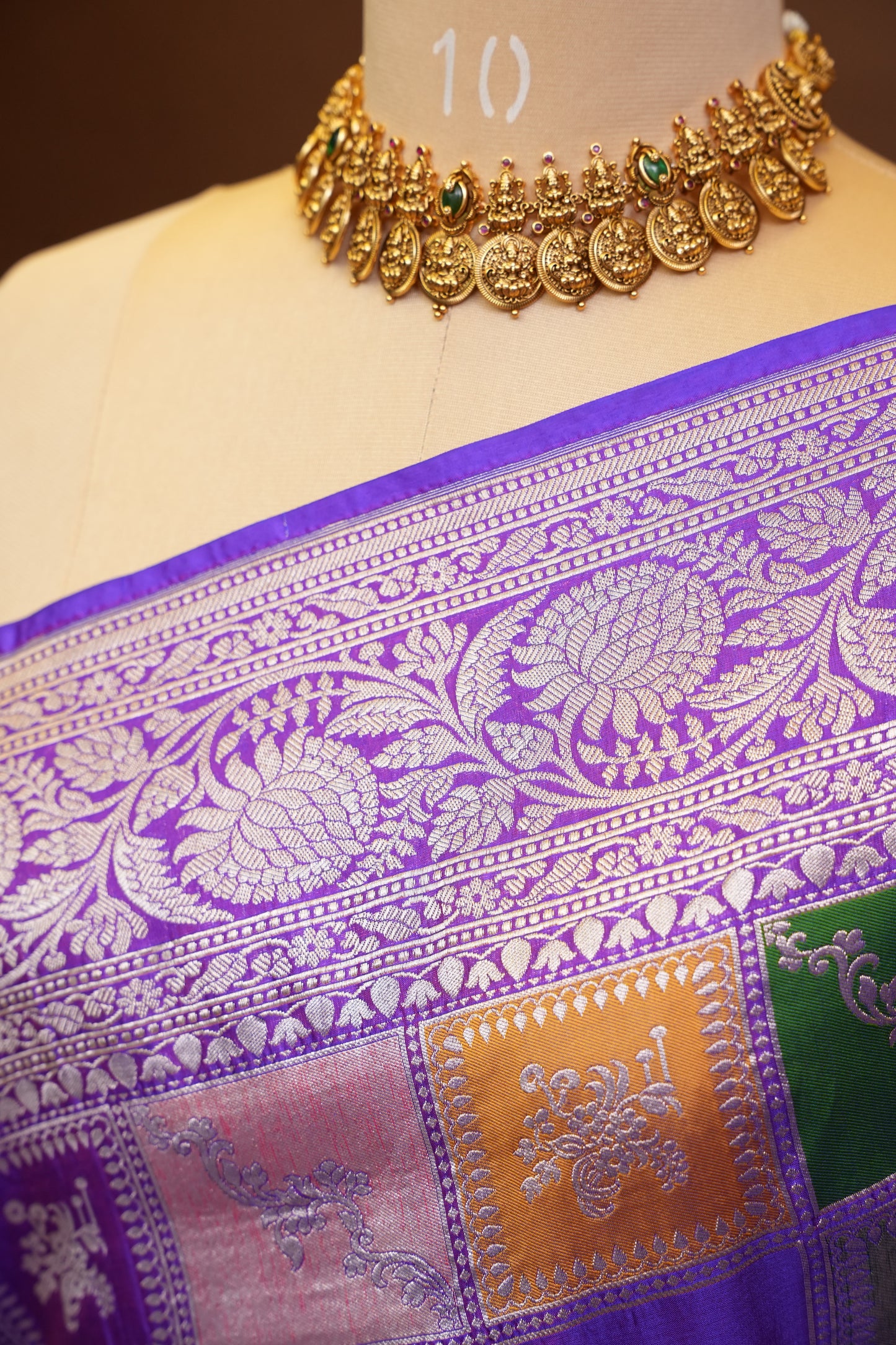 Rangkat Pure Silk Katan Banaras Sarees-Purple|Silk Mark Certified