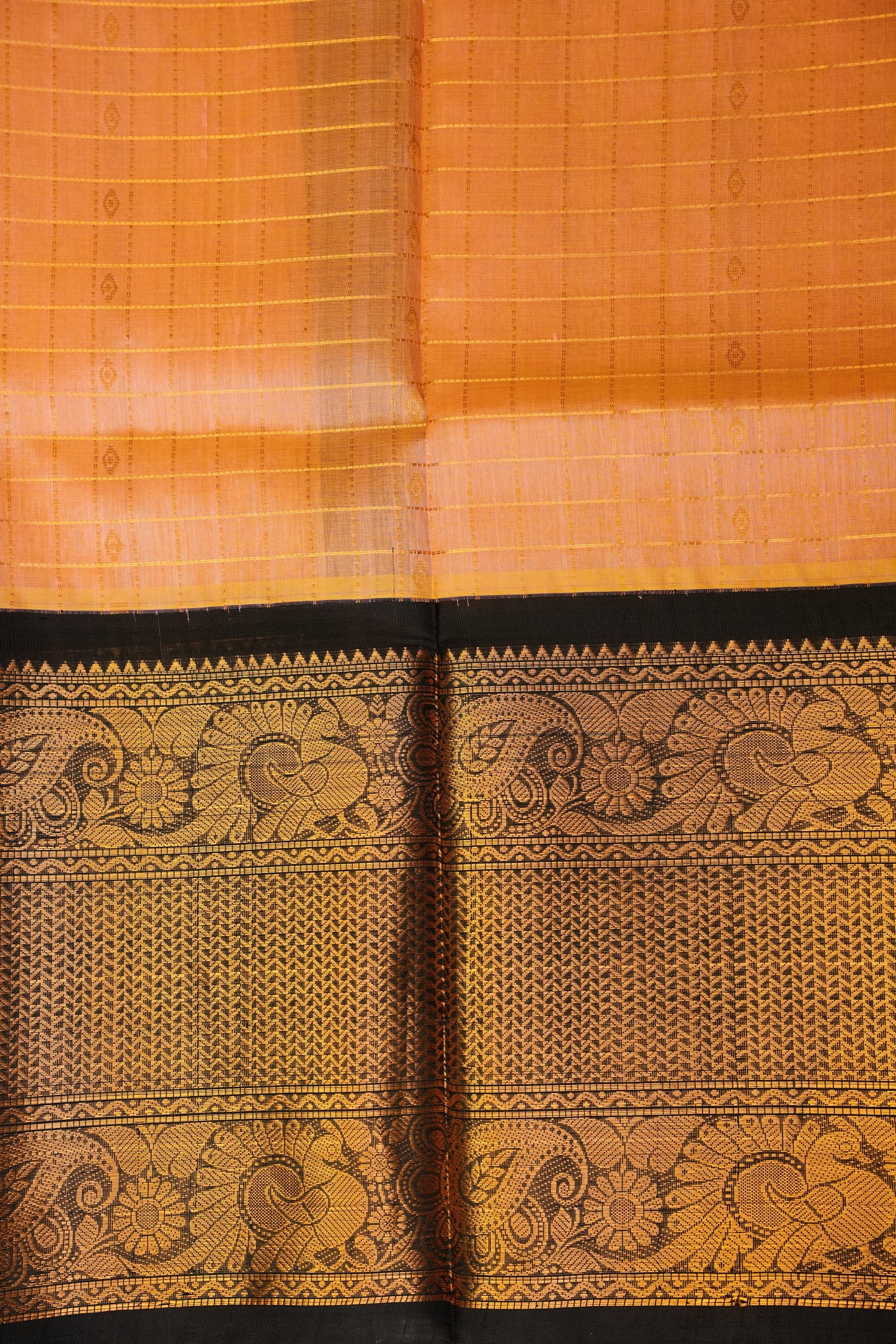 Pure Kuppadam Saree - Baby Pink