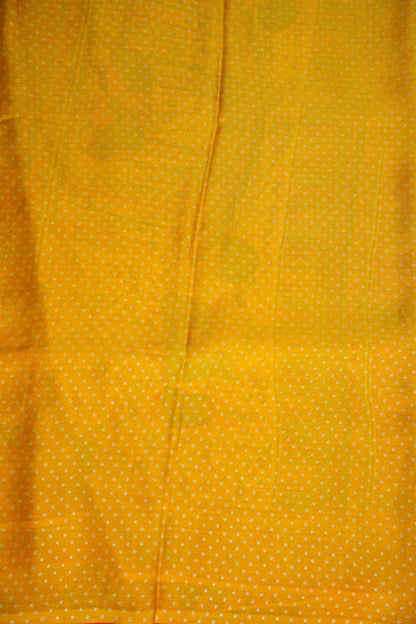Semi Georgette Saree with Royal Palace Heritage Print – Mustard