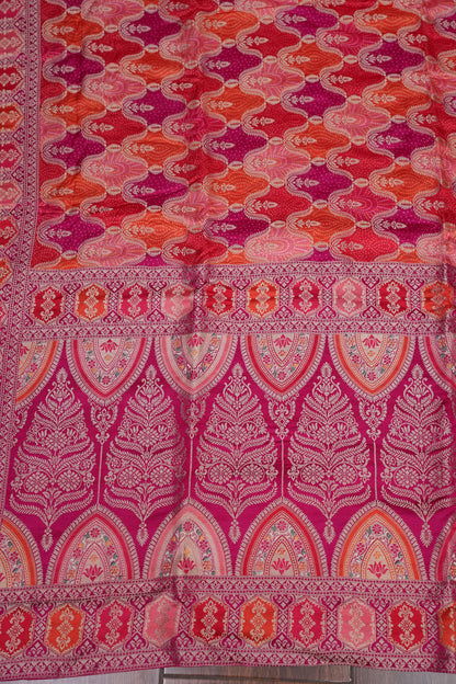 Kashmiri Pashmina Story Telling Saree - Multicolored