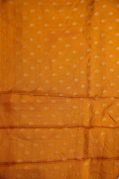 Kashmiri Pashmina Story Telling Saree - Mustard Yellow