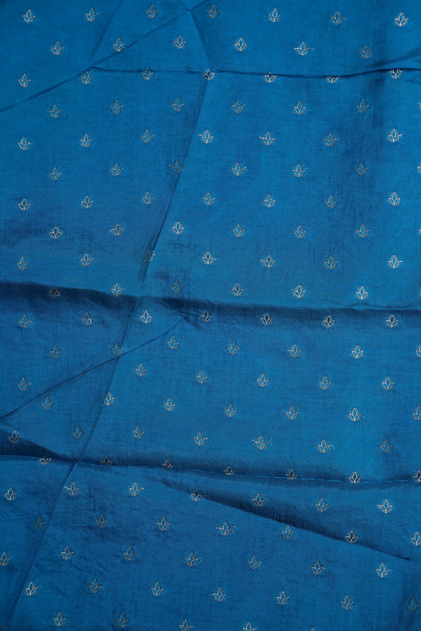 Kashmiri Pashmina Story Telling Saree - Blue