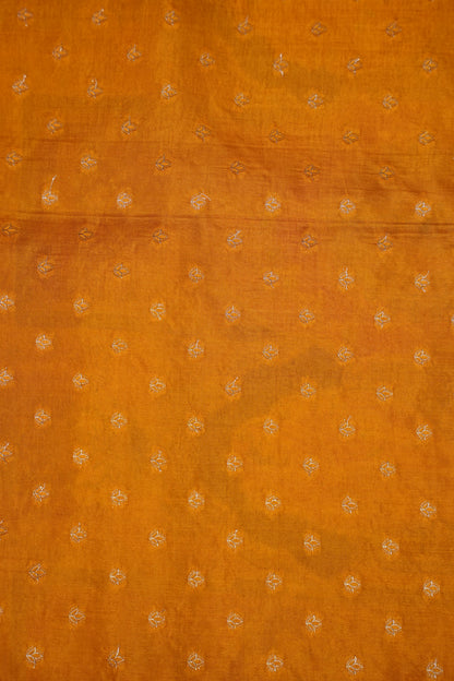 Kashmiri Pashmina Story Telling Saree - Mustard Yellow