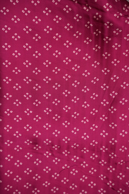 Bandhini Garchola Modal Silk Saree - Pink & PInk
