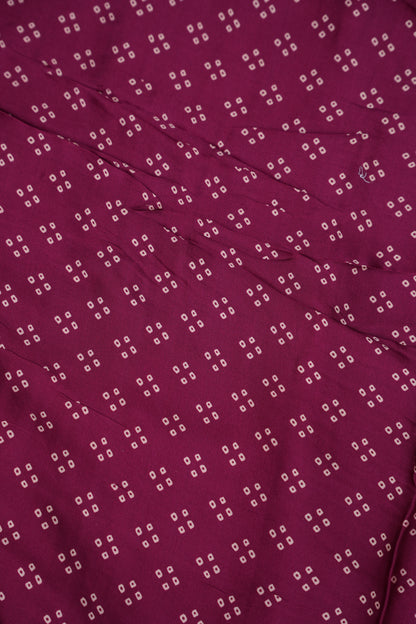 Bandhini Garchola Modal Silk Saree - Blue & Pink