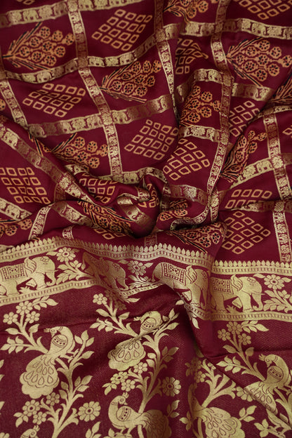 Bhandini Garchola maroon