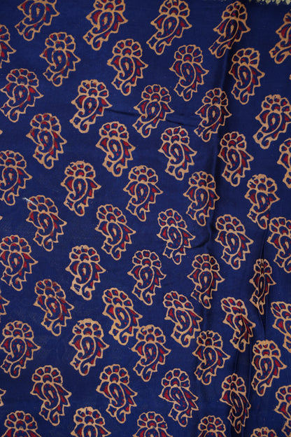 Bandhini Garchola Modal Silk Saree - Dark Blue