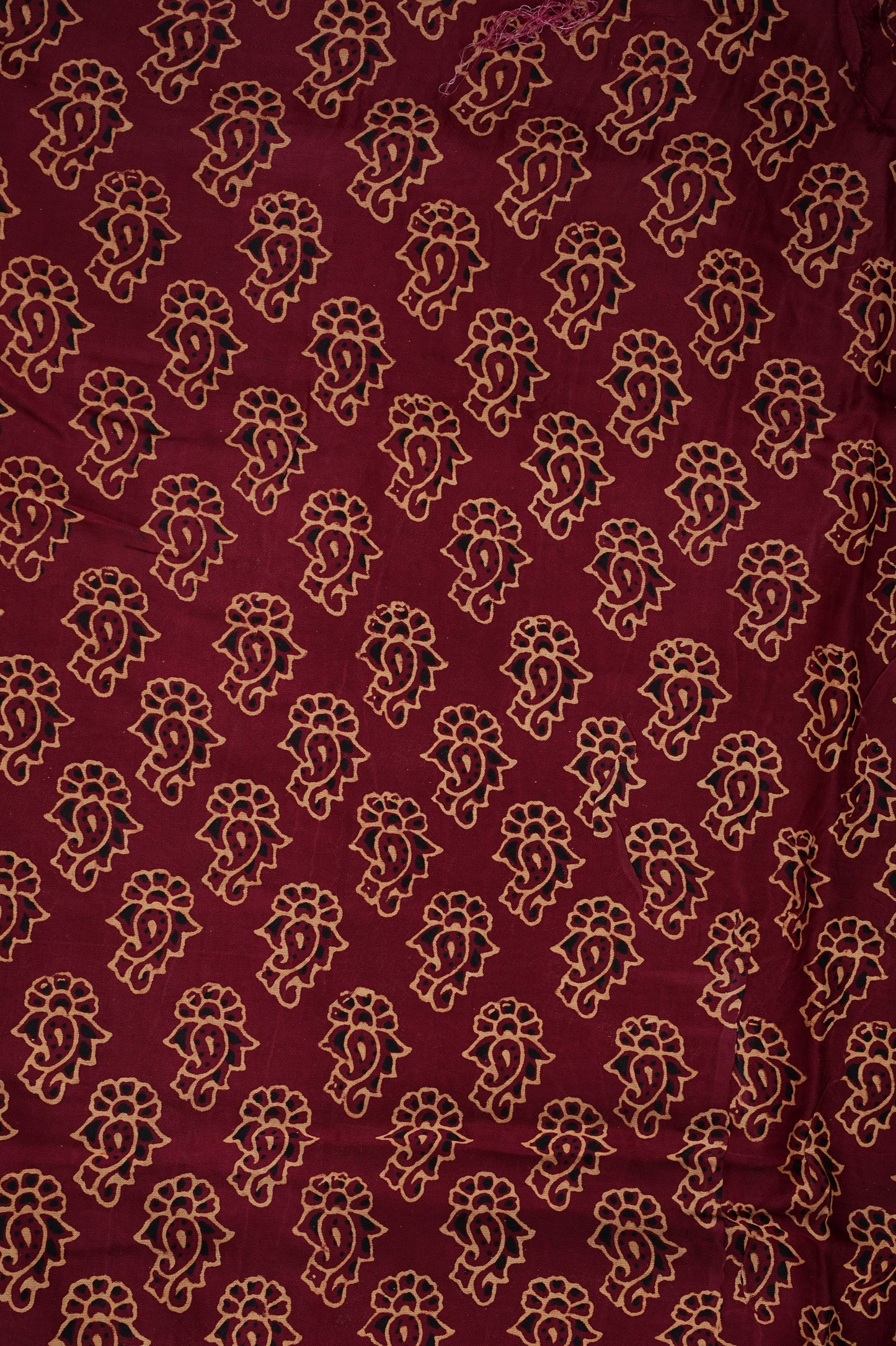 Bandhini Garchola Modal Silk Saree - Dark Maroon
