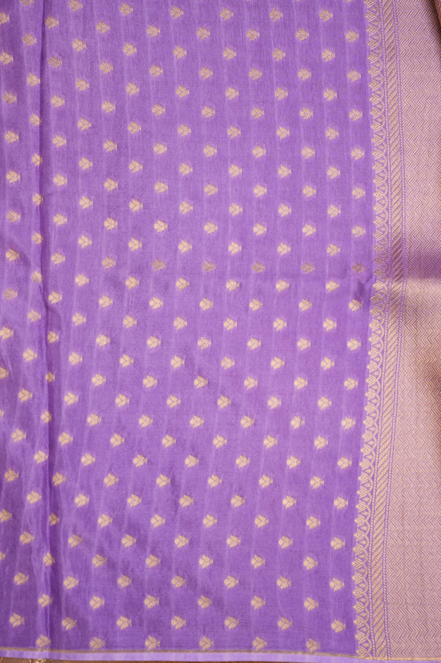 Shikargah Soft Banarasi Silk Saree–Lavender