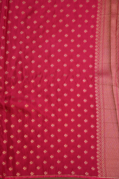 Shikargah Soft Banarasi Silk Saree–Pink
