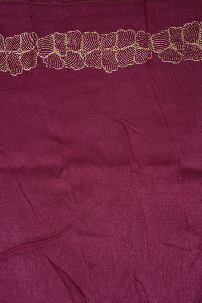 Tussar Banarasi Raw Silk Saree with Floral Zari Butta Weaving – Rose Pink