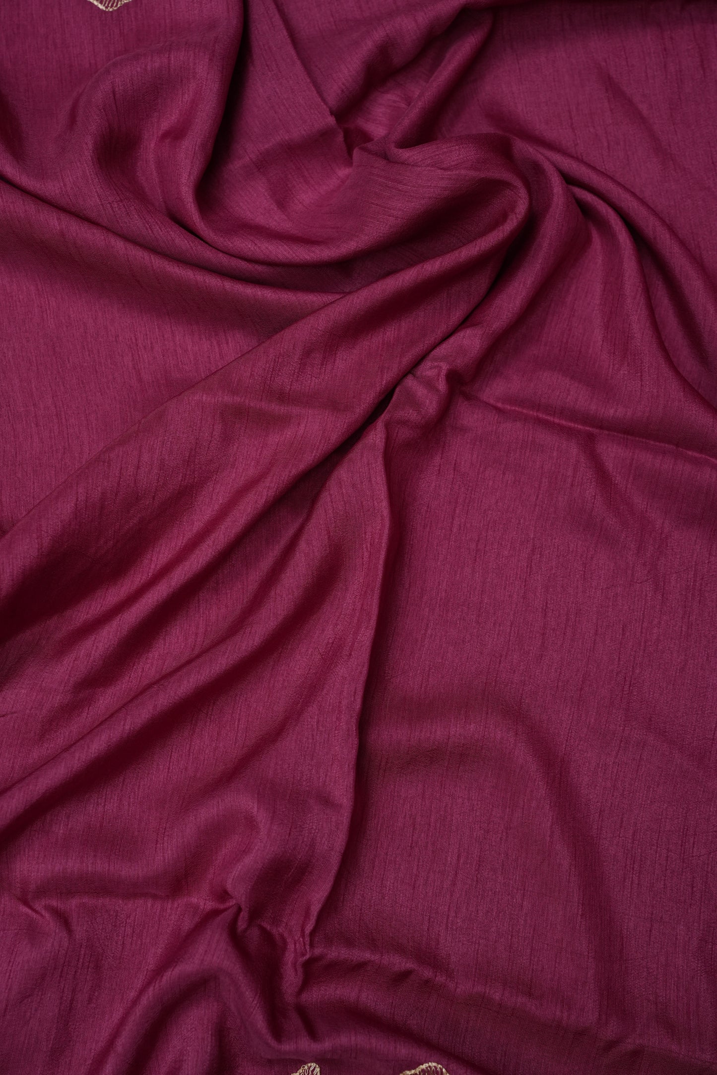 Tussar Banarasi Raw Silk Saree with Floral Zari Butta Weaving – Rose Pink