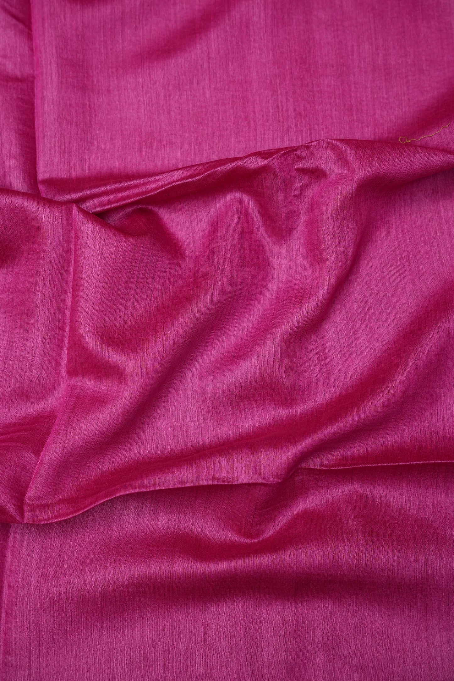 Plain Pure Tussar Silk Saree - Pink
