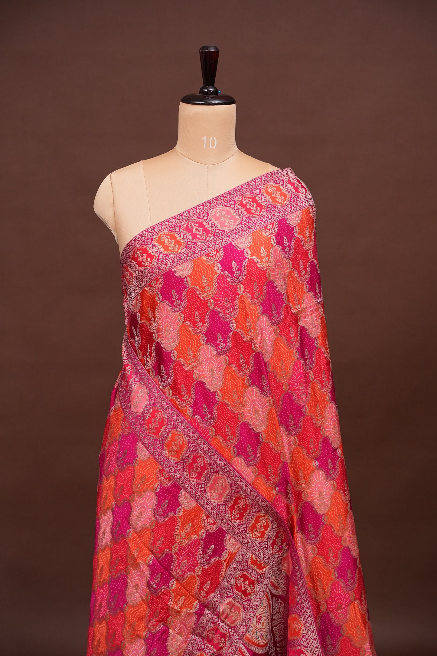 Kashmiri Pashmina Story Telling Saree - Multicolored