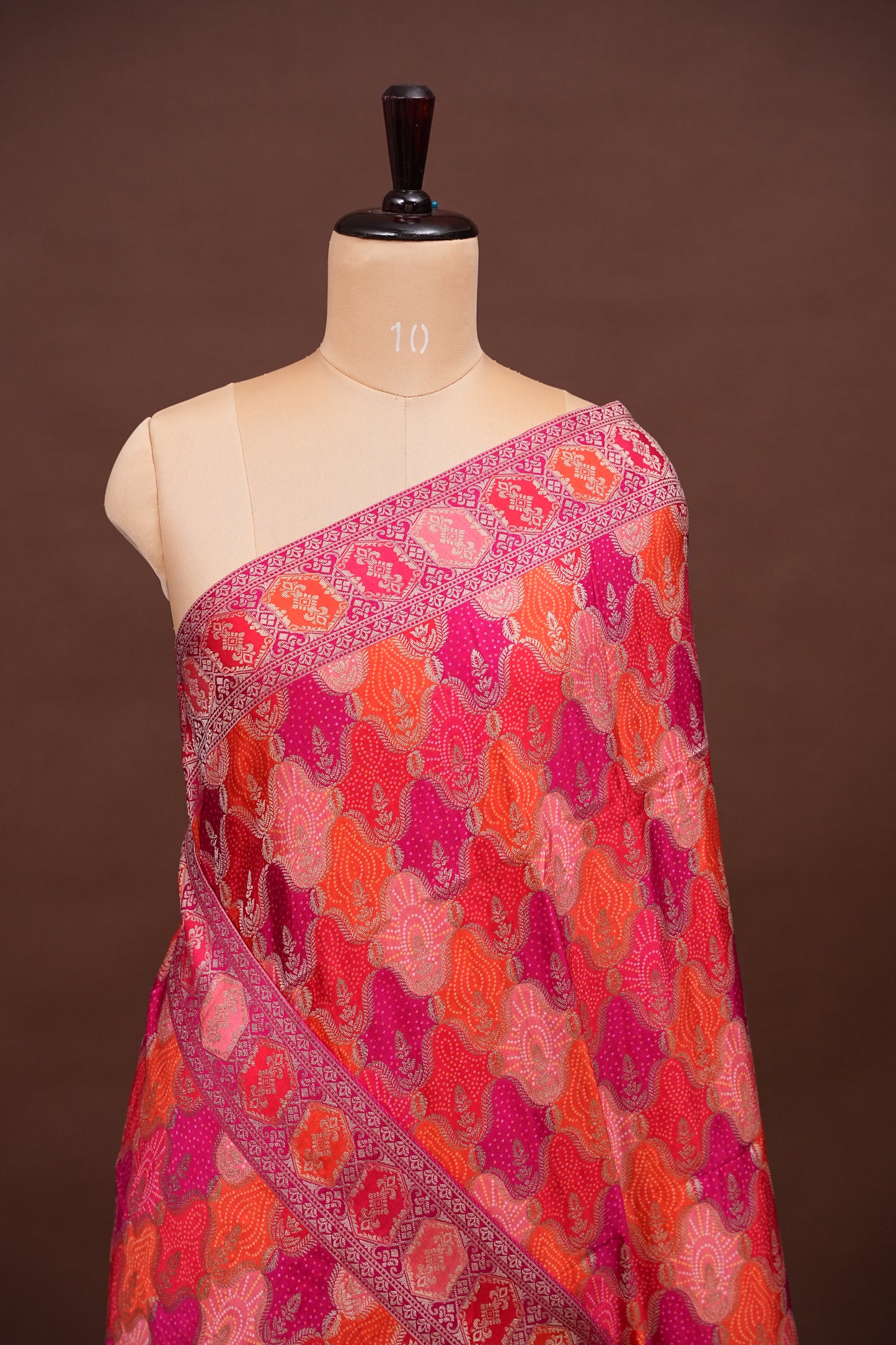 Kashmiri Pashmina Story Telling Saree - Multicolored