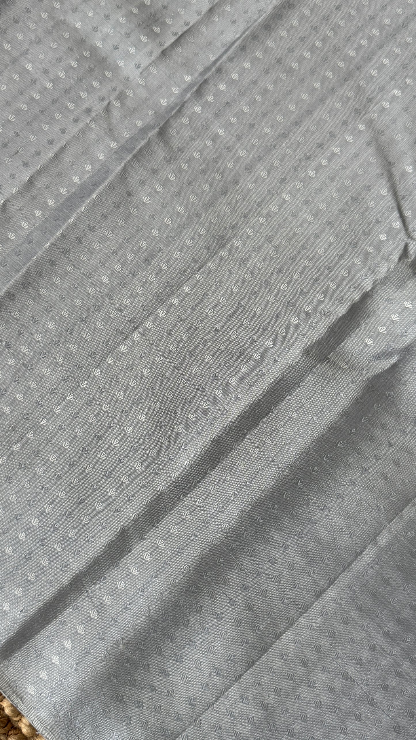 Pure Kanchivaram Silk Saree – Silver Grey