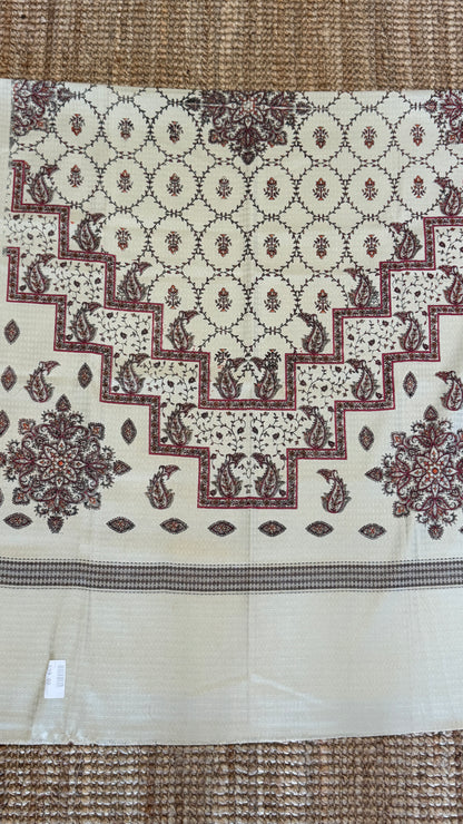Shawls - Printed Beige