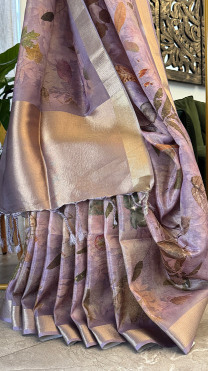 Tissue Silk – Pink and Gold