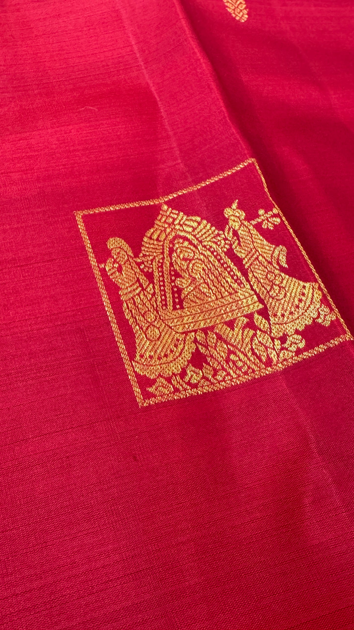 Bridal KANJIVARAM PURE SILK HANDLOOM SAREE in DEEP Red