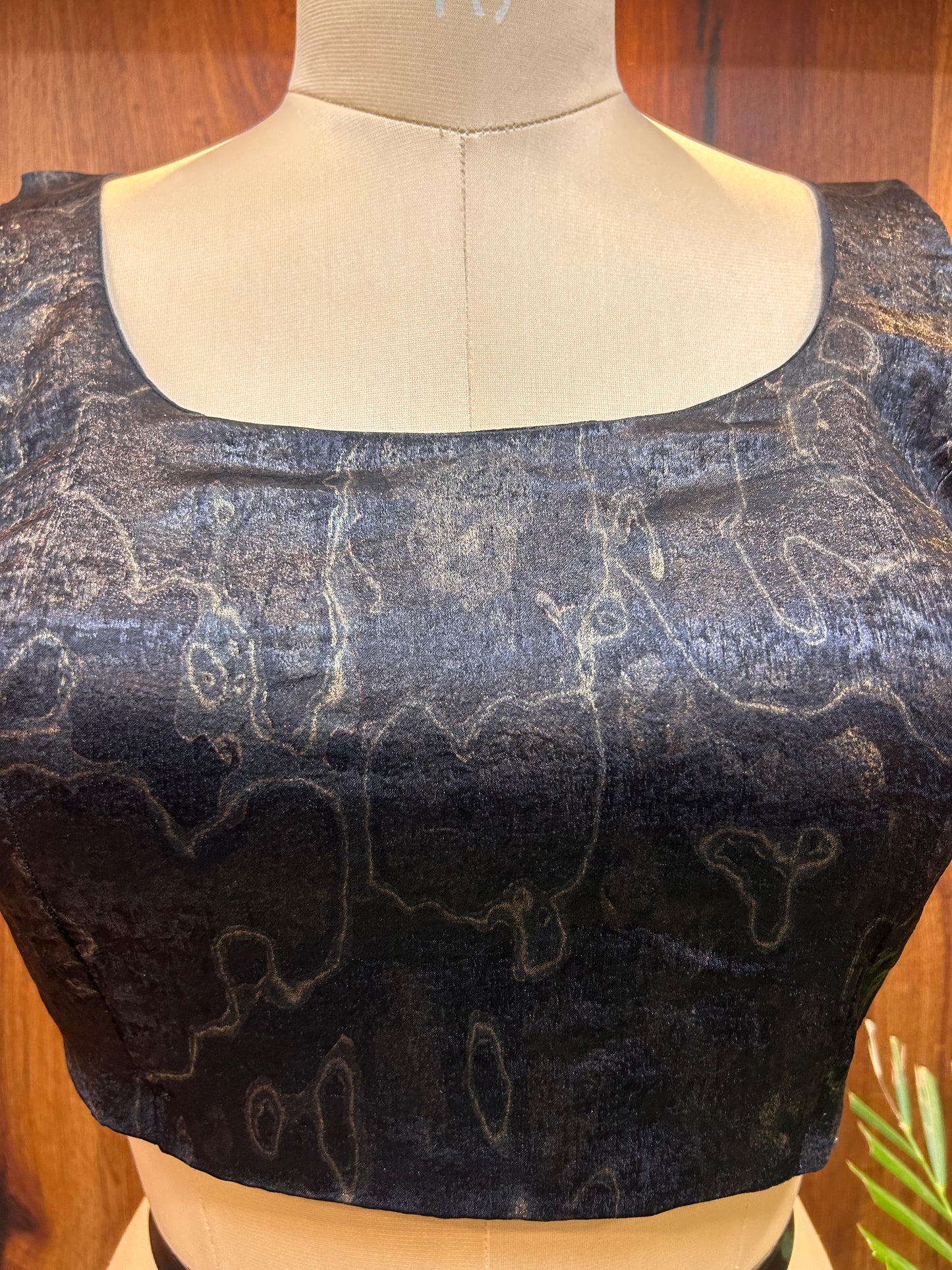 Classic Black Designer Blouse