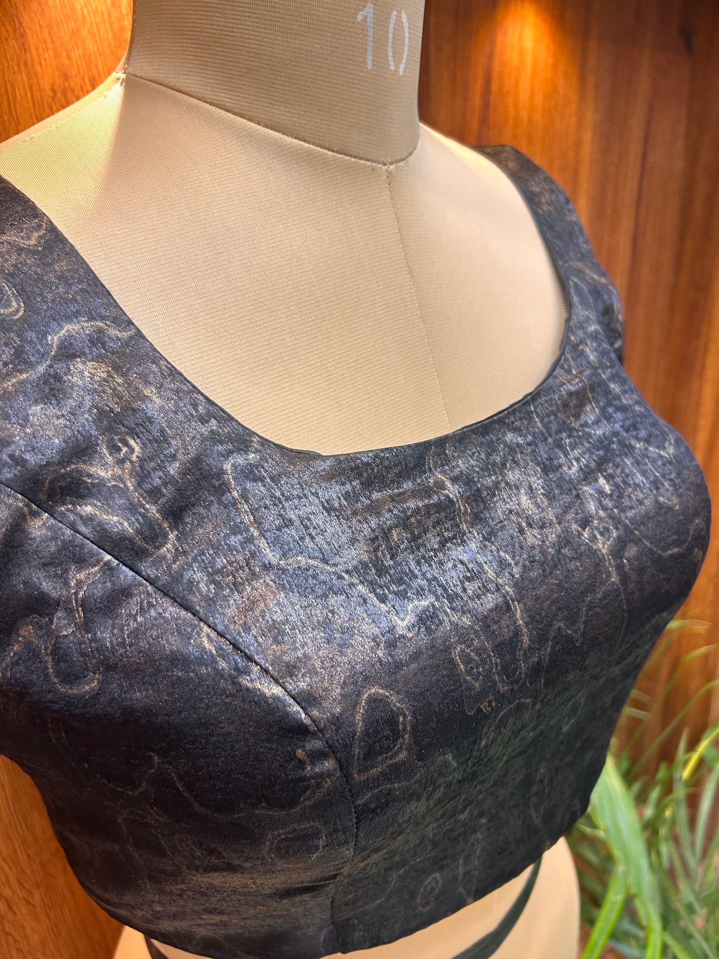 Classic Black Designer Blouse