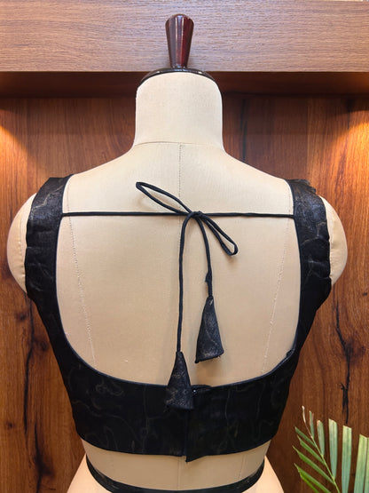 Classic Black Designer Blouse