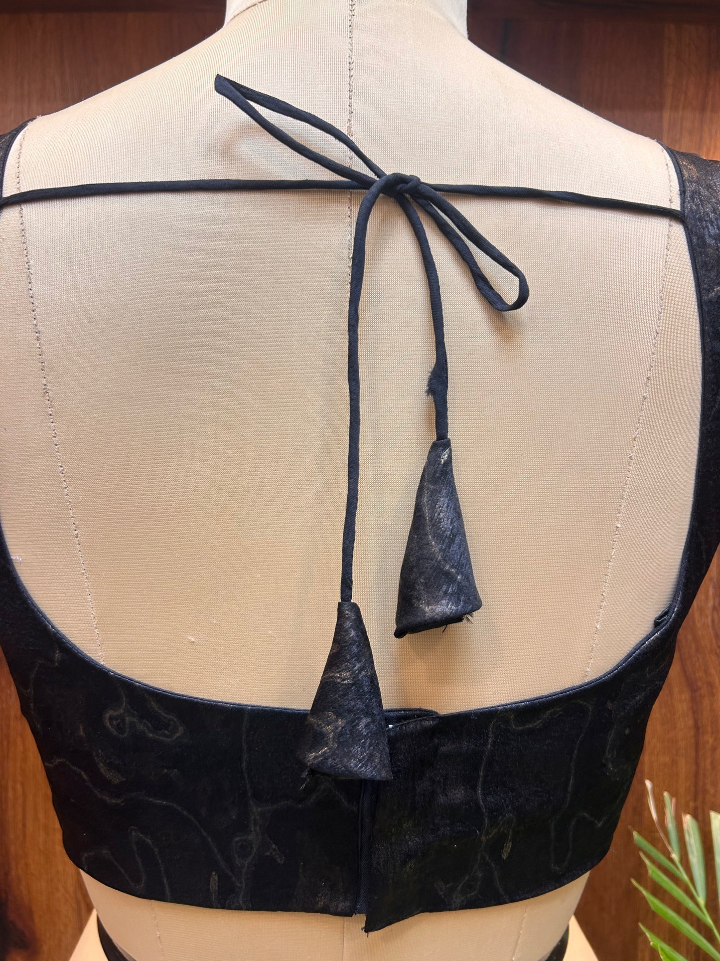 Classic Black Designer Blouse
