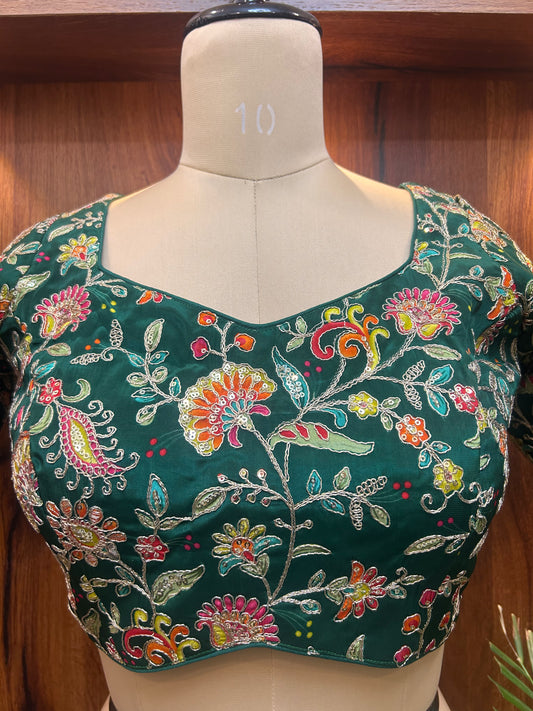 Gren Multicolored floral Ready to Wear blouse