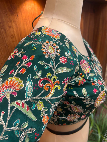 Gren Multicolored floral Ready to Wear blouse
