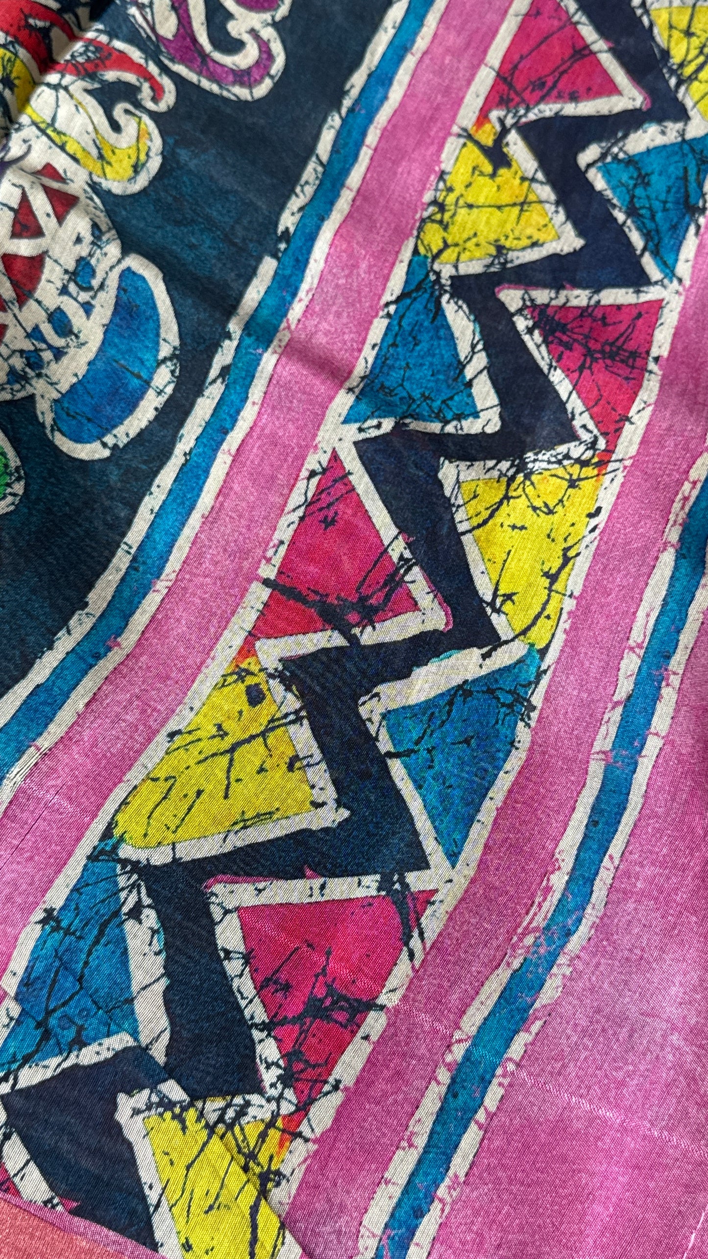 Pure Chanderi Cotton Silk Saree – Digital Batik Floral Print