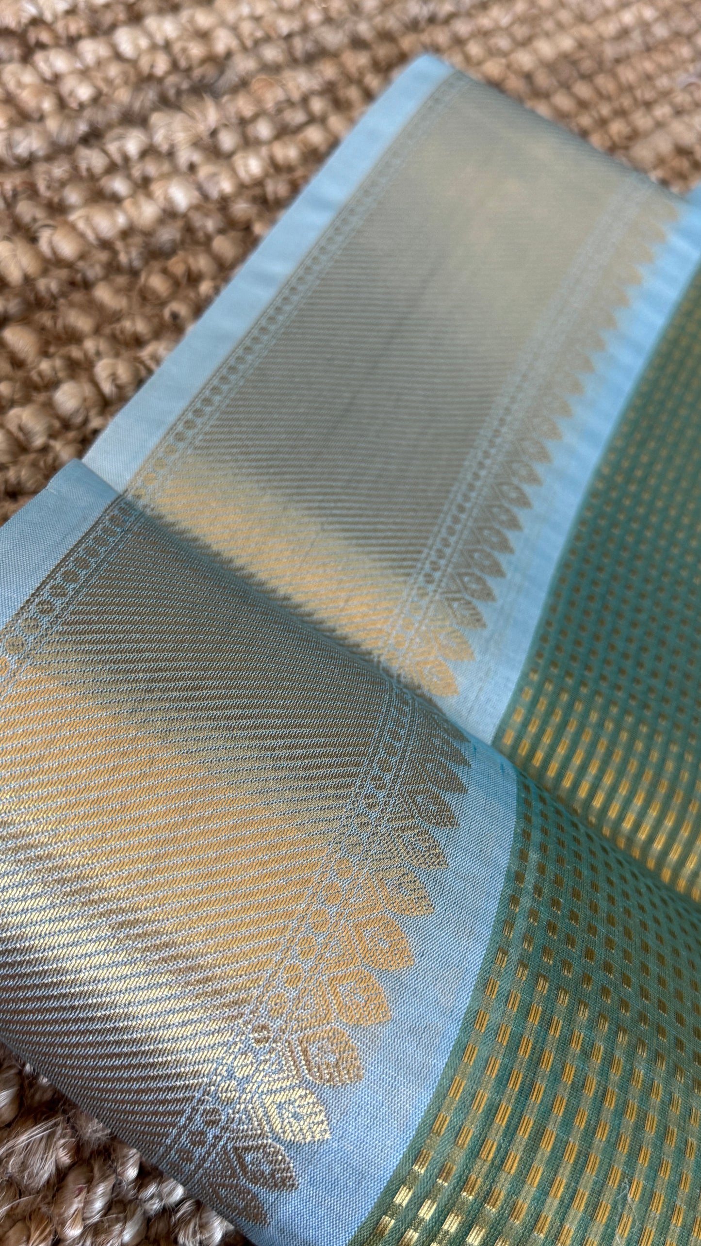 Green Semi Tissue Silk Saree - Baby Green