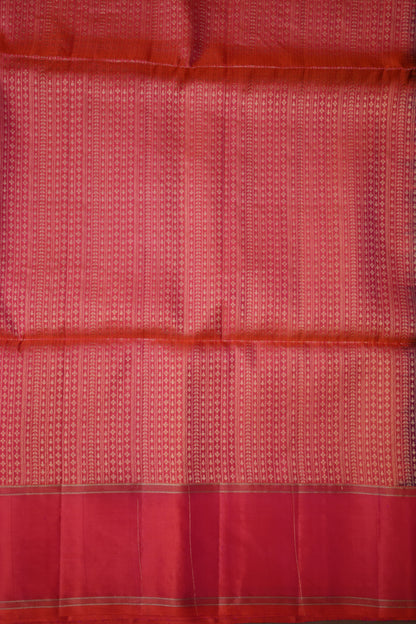 Pure Soft Silk Saree - Deep Emerald Green with Pink