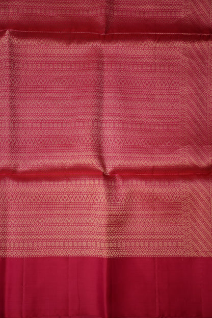 Pure Soft Silk Saree - Blue-Violet with Pink Border
