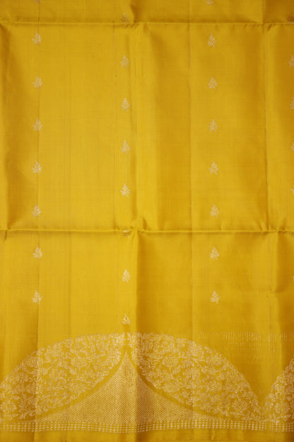Pure Soft Silk Saree - Yellow