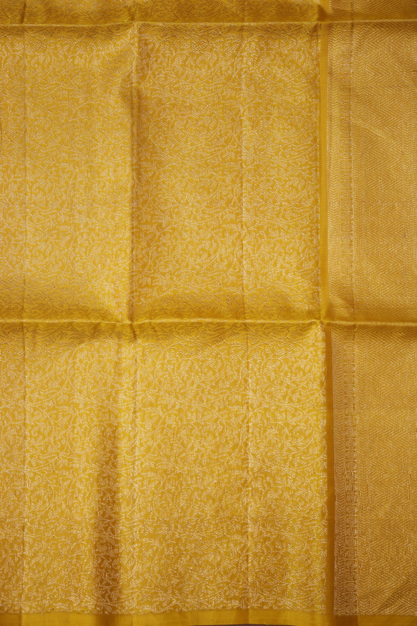 Pure Soft Silk Saree - Yellow