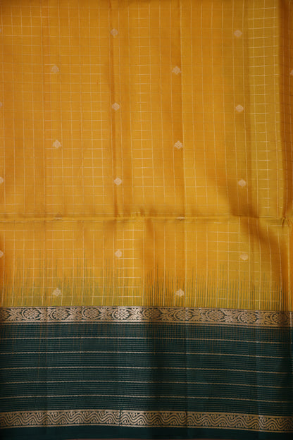 Pure Soft Silk Saree -  Yellow & Green