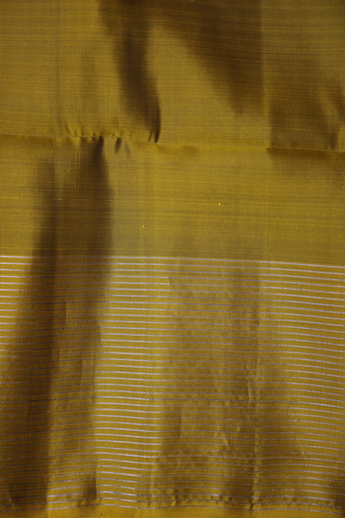 Pure Soft Silk Saree - Bottle Green & Mustard Yellow