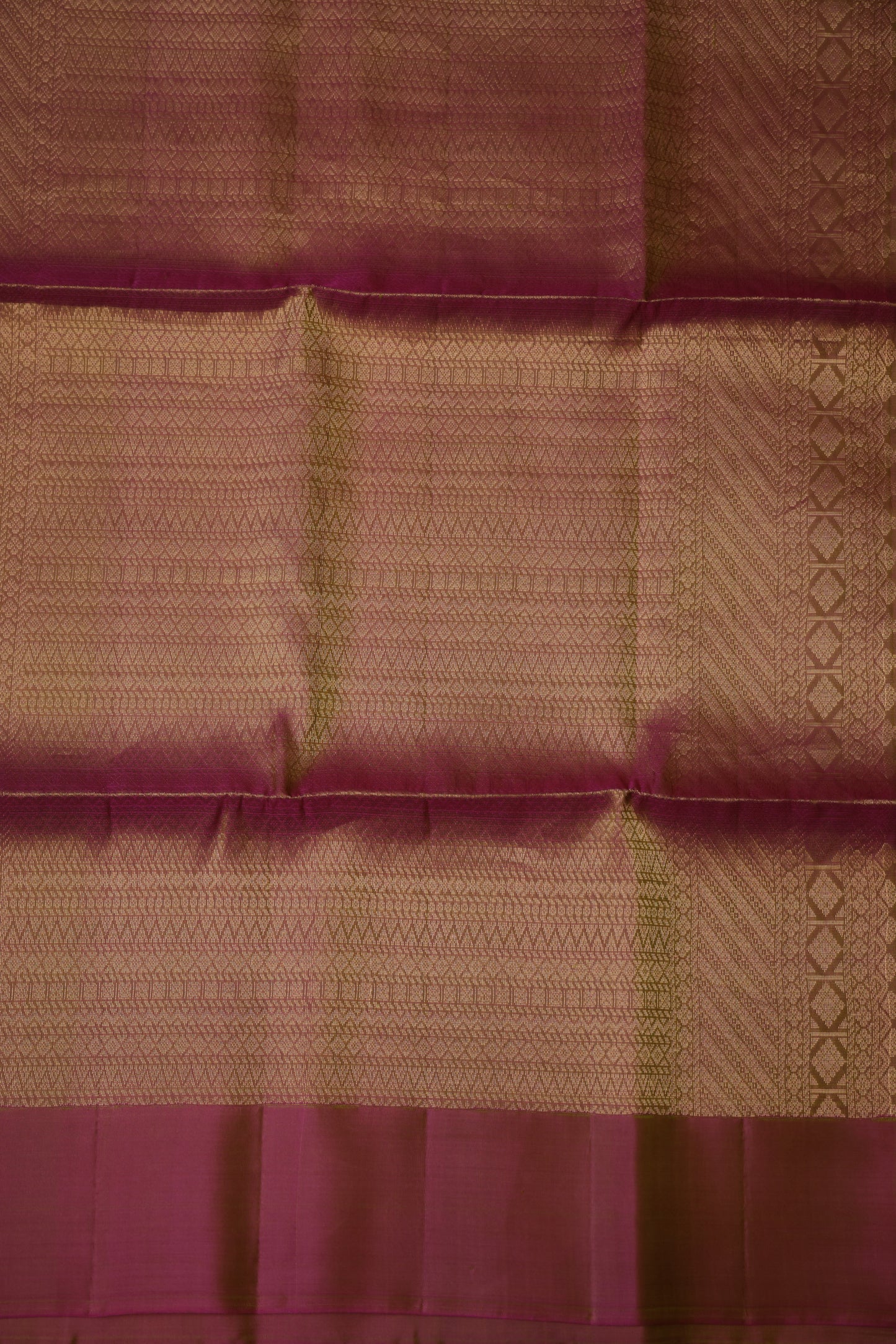 Pure Soft Silk Saree - Parrot Green with Pink