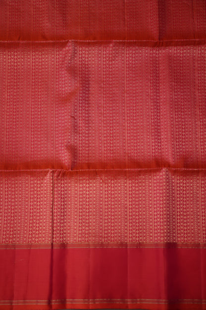 Pure Soft Silk Saree - Royal Blue with Pink and Orange